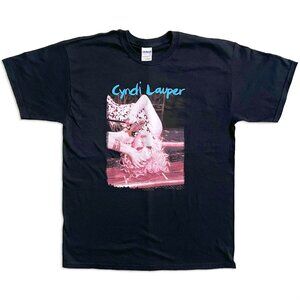 Cyndi Lauper - Vintage "Memphis Blues"  2010 Tour T-Shirt